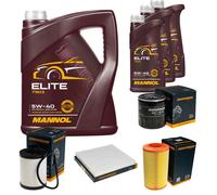 DENCKERMANN Controllo Set MANNOL Elite 5W-40 8L Per Peugeot Boxer Kasten