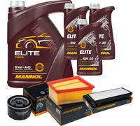 DENCKERMANN Controllo Set MANNOL Elite 5W-40 8L Per Renault Espace IV 2.0