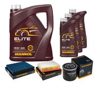 DENCKERMANN Controllo Set MANNOL Elite 5W-40 8L Per Renault Grand Scénic III