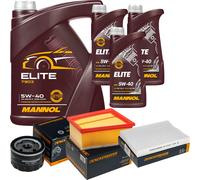DENCKERMANN Controllo Set MANNOL Elite 5W-40 8L Per Renault Kangoo 1.6 16V