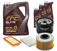 DENCKERMANN Controllo Set MANNOL Elite 5W-40 8L Per Renault Kangoo Express D