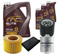 DENCKERMANN Controllo Set MANNOL Elite 5W-40 8L Per Saab 9-5 Kombi 2.0 T 2.3