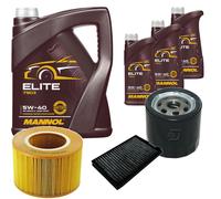 DENCKERMANN Controllo Set MANNOL Elite 5W-40 8L Per Saab 9-5 Kombi 2.0 T 2.3