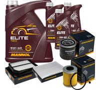 DENCKERMANN Controllo Set MANNOL Elite 5W-40 8L Per Suzuki Grand Vitara II