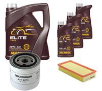 DENCKERMANN Controllo Set MANNOL Elite 5W-40 8L Per Volvo 460 L 2.0 1.7 440