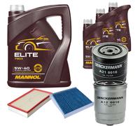 Denckermann Controllo Set mannol Elite 5W-40 8L per Volvo S80 I 2.5 Tdi