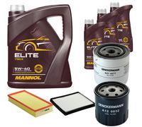 DENCKERMANN Controllo Set MANNOL Elite 5W-40 8L Per Volvo V40 Kombi 1.9 DI