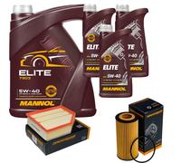 DENCKERMANN Controllo Set MANNOL Elite 5W-40 8L Per Volvo V70 II 2.4 D5 XC70