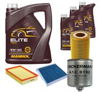 DENCKERMANN Controllo Set MANNOL Elite 5W-40 8L Per Volvo V70 II 2.4 D5 XC70