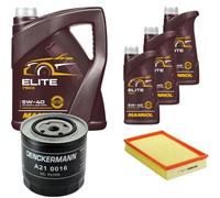 Denckermann Controllo Set mannol Elite 5W-40 8L per Volvo V70 II 2.5