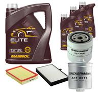 DENCKERMANN Controllo Set MANNOL Elite 5W-40 8L Per Volvo V90 Kombi S90