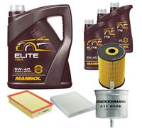 DENCKERMANN Controllo Set MANNOL Elite 5W-40 8L Per VW Multivan V 3.2 V6