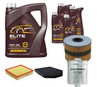 DENCKERMANN Controllo Set MANNOL Elite 5W-40 9L Per Audi A8 4.2 Quattro 3.7