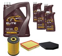DENCKERMANN Controllo Set MANNOL Elite 5W-40 9L Per Audi A8 4.2 Quattro S8