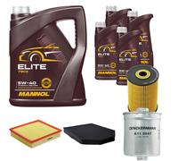 DENCKERMANN Controllo Set MANNOL Elite 5W-40 9L Per Audi A8 4.2 Quattro S8
