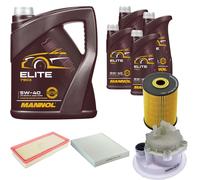 DENCKERMANN Controllo Set MANNOL Elite 5W-40 9L Per Audi Q7 3.6 FSI Quattro