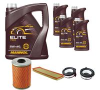 DENCKERMANN Controllo Set MANNOL Elite 5W-40 9L Per BMW 3 Serie 325td 325tds