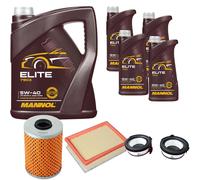 DENCKERMANN Controllo Set MANNOL Elite 5W-40 9L Per BMW 3er Cabriolet 328i