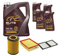 Denckermann Controllo Set mannol Elite 5W-40 9L per BMW 3er Compact 323