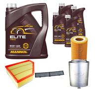 DENCKERMANN Controllo Set MANNOL Elite 5W-40 9L Per BMW 3er Touring 335d