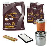 DENCKERMANN Controllo Set MANNOL Elite 5W-40 9L Per BMW 5 Serie 525tds 525td