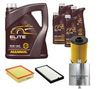 DENCKERMANN Controllo Set MANNOL Elite 5W-40 9L Per BMW 5 Serie 540I V8 7 Serie