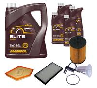 DENCKERMANN Controllo Set MANNOL Elite 5W-40 9L Per BMW 6er Cabriolet 645 Ci