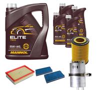 DENCKERMANN Controllo Set MANNOL Elite 5W-40 9L Per BMW 7 Serie 730i Li