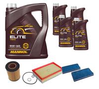 DENCKERMANN Controllo Set MANNOL Elite 5W-40 9L Per BMW 7 Serie 750i Li 740i