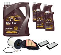DENCKERMANN Controllo Set MANNOL Elite 5W-40 9L Per BMW X5 XDRIVE50I X6