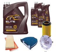 DENCKERMANN Controllo Set MANNOL Elite 5W-40 9L Per Mercedes-Benz E-Klasse