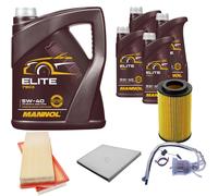 DENCKERMANN Controllo Set MANNOL Elite 5W-40 9L Per Mercedes-Benz E-Klasse