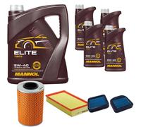 DENCKERMANN Controllo Set MANNOL Elite 5W-40 9L Per Mercedes-Benz E-Klasse