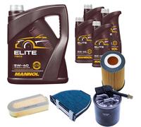 DENCKERMANN Controllo Set MANNOL Elite 5W-40 9L Per Mercedes-Benz GLK-Klasse