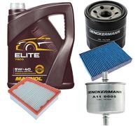 Denckermann Controllo Set mannol Elite Di 5W-40 5L per Renault Scénic III
