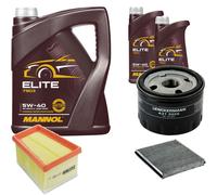 Denckermann Controllo Set mannol Elite Di 5W-40 7L per Renault Laguna