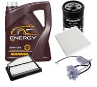 Denckermann Controllo Set mannol Energia 5W-30 5L per Filtro Honda Civic
