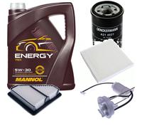 Denckermann Controllo Set mannol Energia 5W-30 5L per Honda Civico