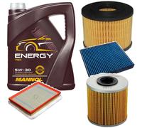 Denckermann Controllo Set mannol Energia 5W-30 5L per Opel Zafira B 1.7 CDTI