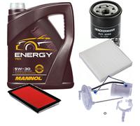 Denckermann Controllo Set mannol Energia 5W-30 5L per Suzuki SX4 1.6 Vvt 1.5