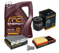 Denckermann Controllo Set mannol Energia 5W-30 5L per VW Golf VI 1.4 Seat Altea