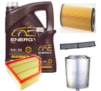 Denckermann Controllo Set mannol Energia 5W-30 6L per BMW 3er Touring 320d