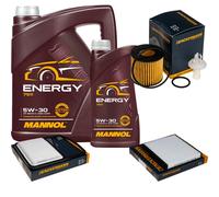 Denckermann Controllo Set mannol Energia 5W-30 6L per Daihatsu Materia 1.5