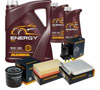 Denckermann Controllo Set mannol Energia 5W-30 7L per Nissan NV200