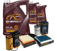 Denckermann Controllo Set mannol Energia 5W-30 7L per Volvo XC90 I D5