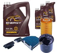 Denckermann Controllo Set mannol Energia 5W-30 8L per Mercedes 350 CDI