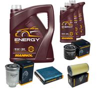 Denckermann Controllo Set mannol Energia 5W-30 8L per Toyota Hiace IV Bus 2.5