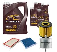 Denckermann Controllo Set mannol Energia 5W-30 9L per Volvo S80 I 2.4 2.0 T.