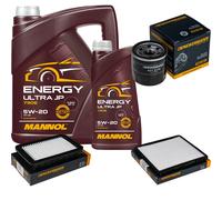 Denckermann Controllo Set mannol Energia Ultra JP 5W-20 6L per Kia Picanto