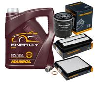 DENCKERMANN Controllo Set MANNOL Energy 5W-30 5L Per KIA Picanto 1.1 1.0